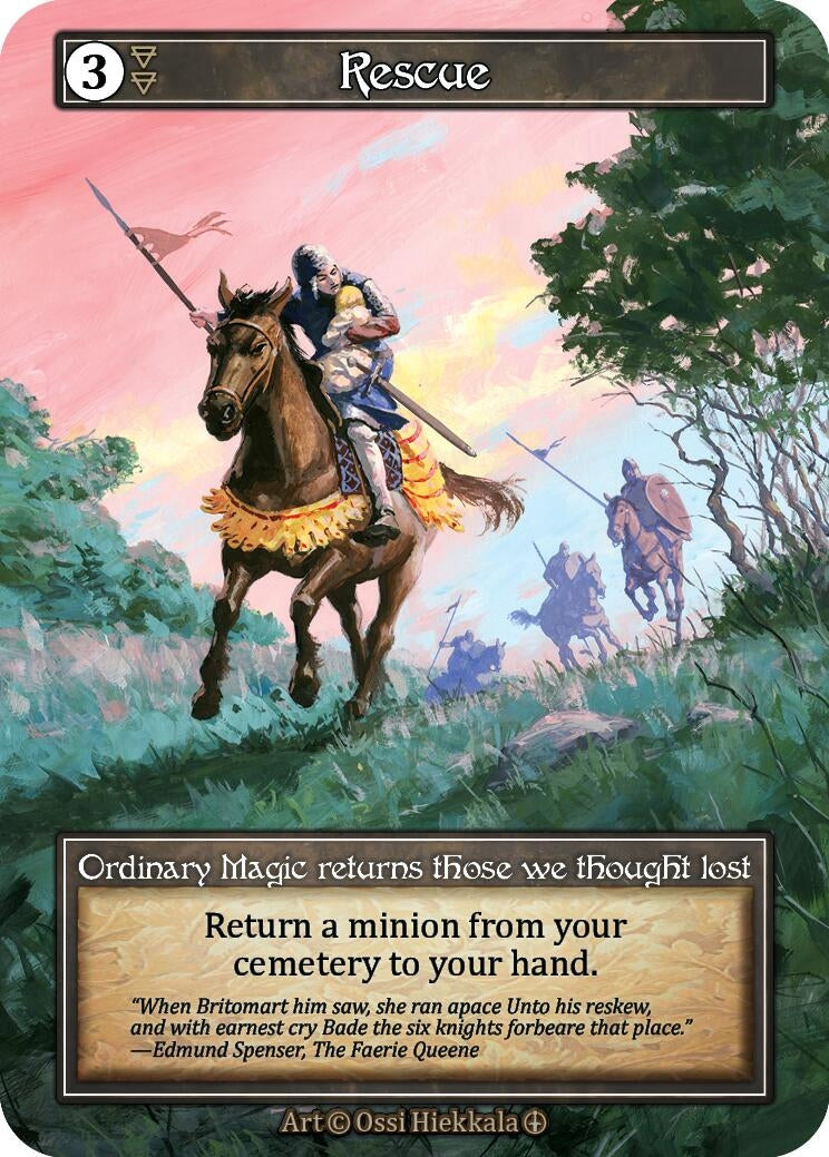 Rescue (Foil) [ART] - Sorcery: Contested Realm Single