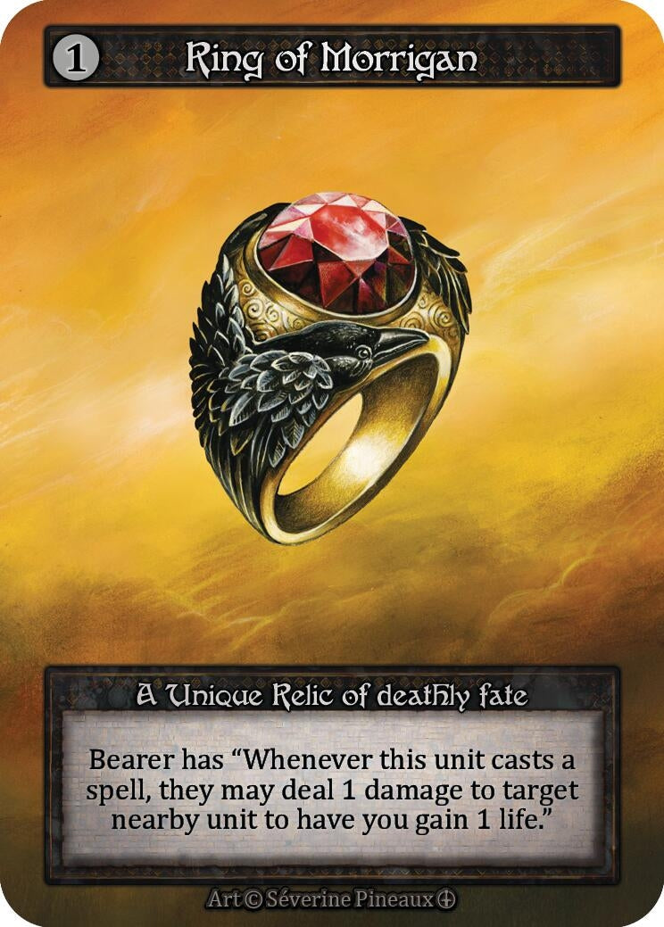 Ring of Morrigan [ART] - Sorcery: Contested Realm Single