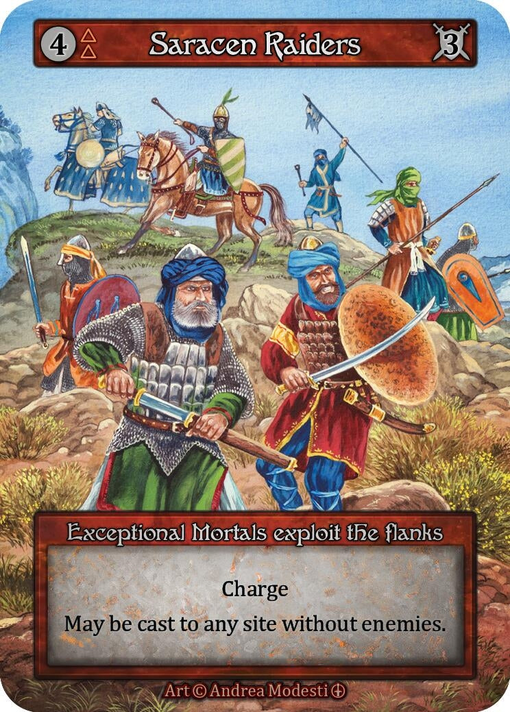Saracen Raiders [ART] - Sorcery: Contested Realm Single