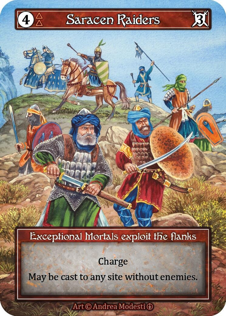 Saracen Raiders (Foil) [ART] - Sorcery: Contested Realm Single