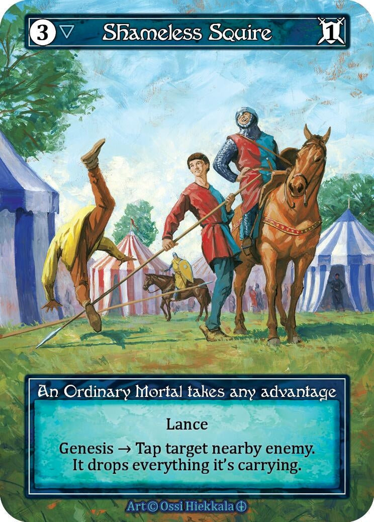 Shameless Squire (Foil) [ART] - Sorcery: Contested Realm Single