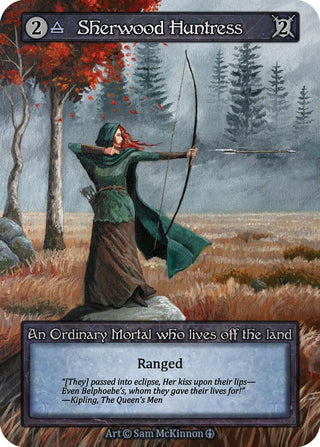 Sherwood Huntress [ART] - Sorcery: Contested Realm Single