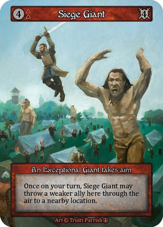 Siege Giant [ART] - Sorcery: Contested Realm Single
