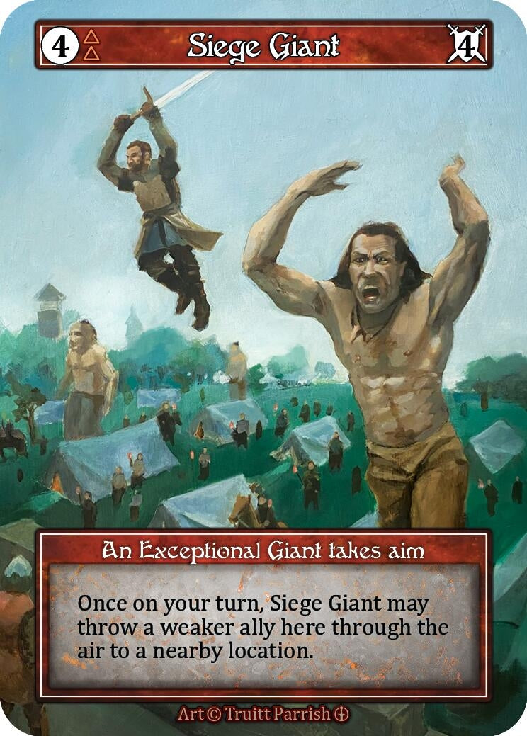 Siege Giant (Foil) [ART] - Sorcery: Contested Realm Single