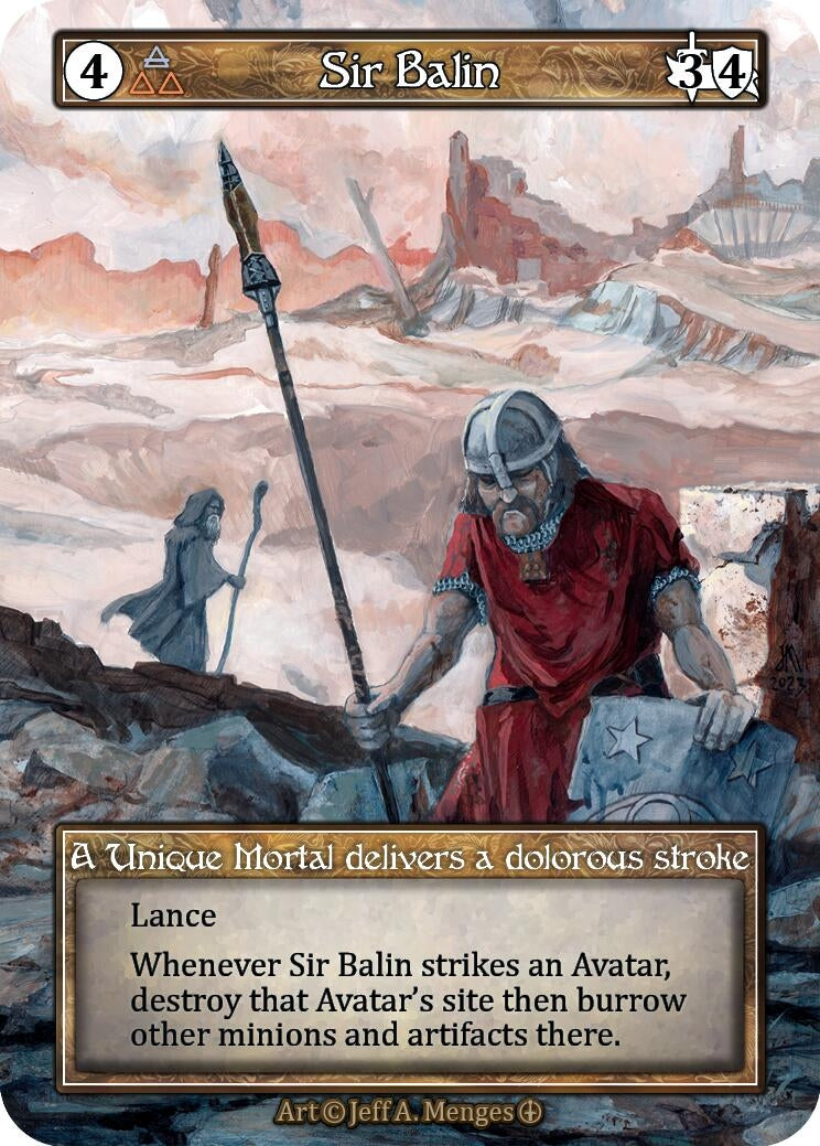 Sir Balin (Foil) [ART] - Sorcery: Contested Realm Single