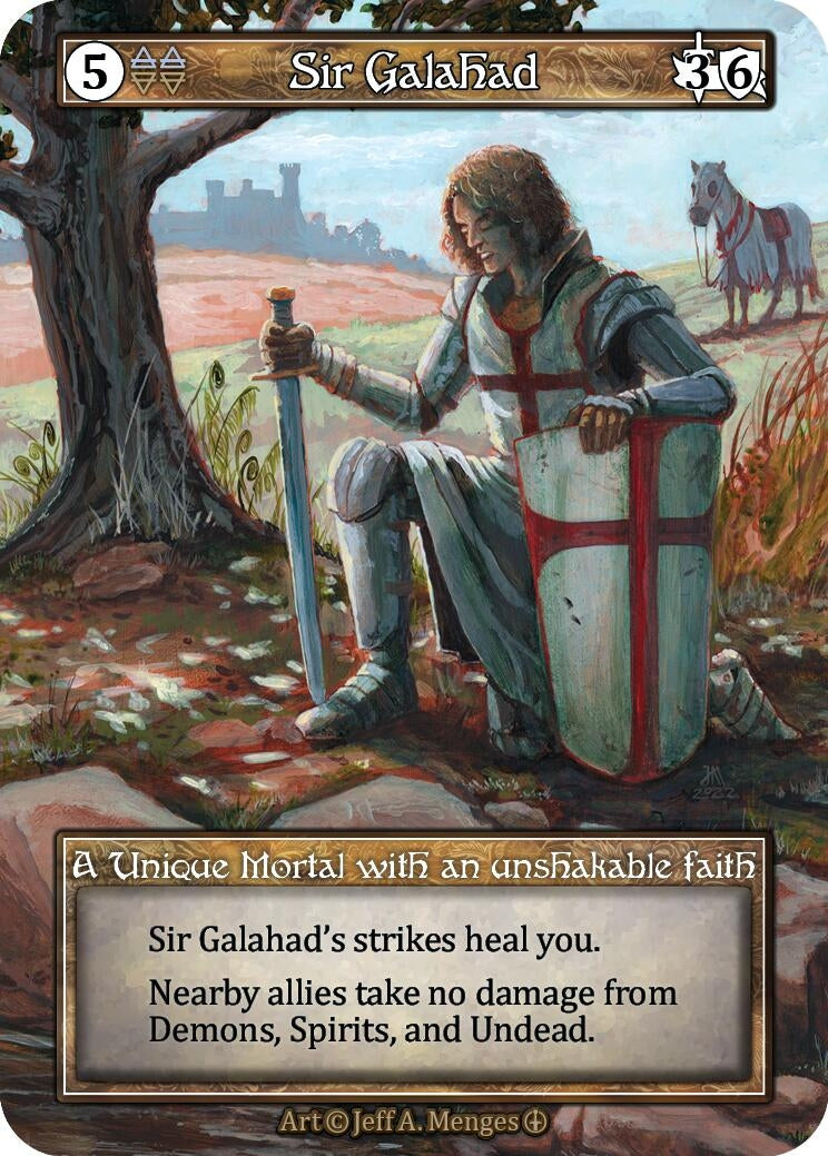 Sir Galahad (Foil) [ART] - Sorcery: Contested Realm Single