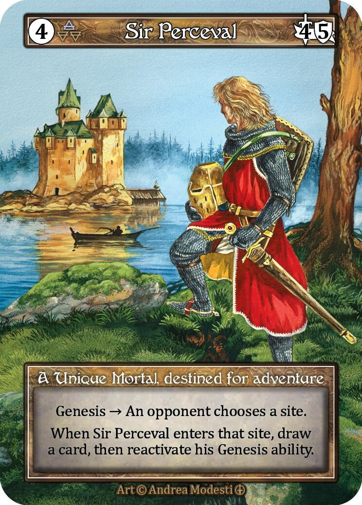Sir Perceval (Foil) [ART] - Sorcery: Contested Realm Single