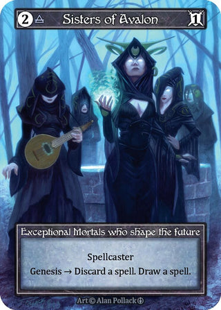 Sisters of Avalon (Foil) [ART] - Sorcery: Contested Realm Single