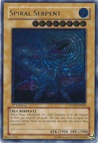 Spiral Serpent (UTR) (3) - YuGiOh Single
