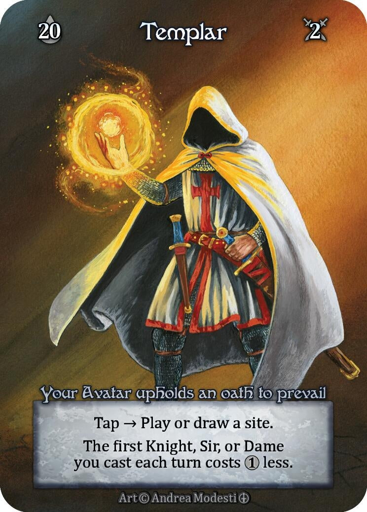 Templar (Box Topper) [ART] - Sorcery: Contested Realm Single