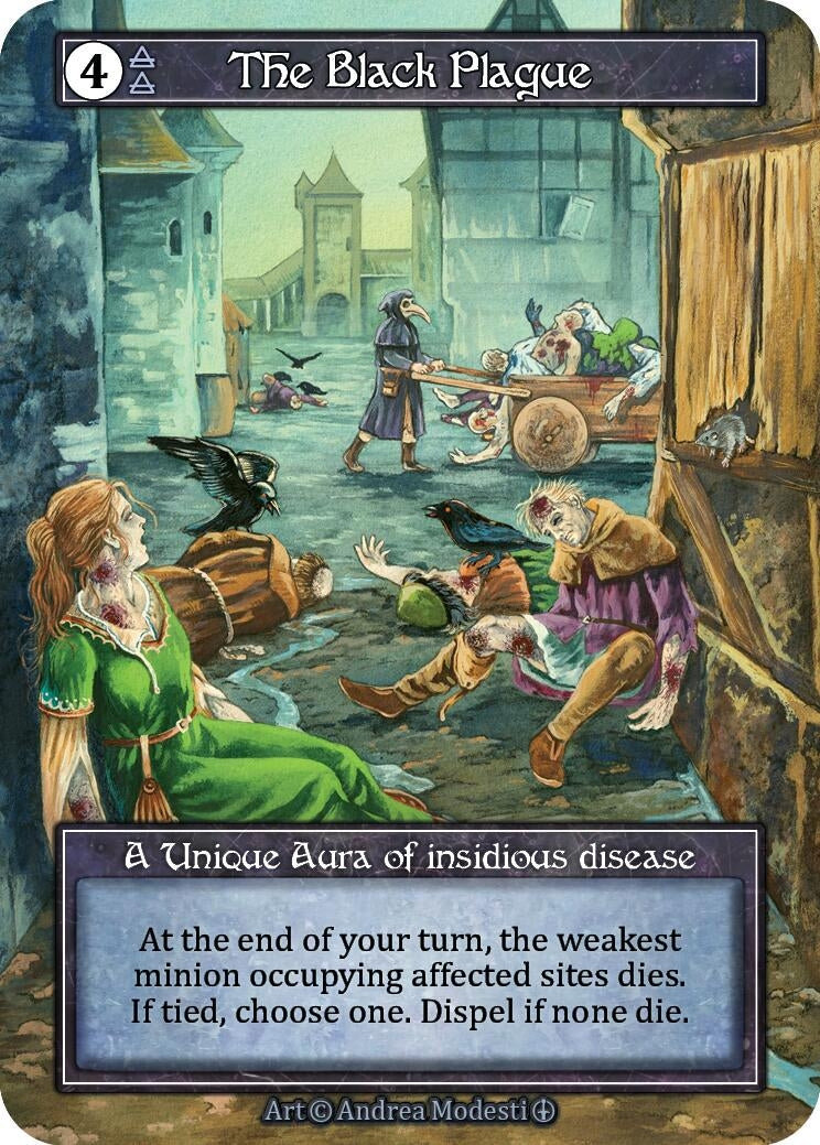 The Black Plague (Foil) [ART] - Sorcery: Contested Realm Single