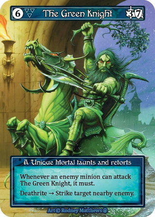 The Green Knight (Foil) [ART] - Sorcery: Contested Realm Single