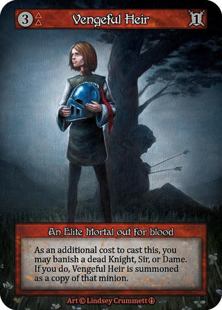 Vengeful Heir [ART] - Sorcery: Contested Realm Single