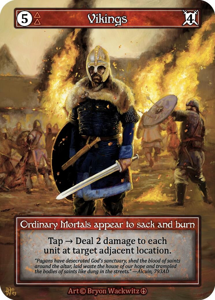 Vikings (Foil) [ART] - Sorcery: Contested Realm Single