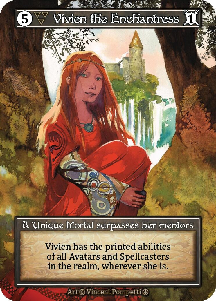 Vivien the Enchantress (Foil) [ART] - Sorcery: Contested Realm Single