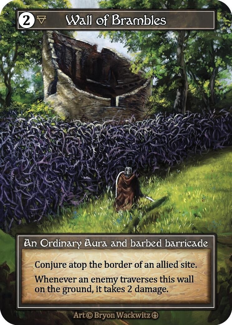 Wall of Brambles (Foil) [ART] - Sorcery: Contested Realm Single