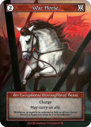 War Horse (Foil) [ART] - Sorcery: Contested Realm Single