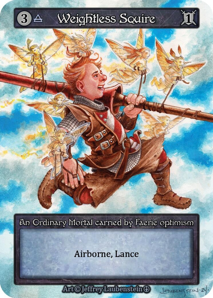 Weightless Squire [ART] - Sorcery: Contested Realm Single