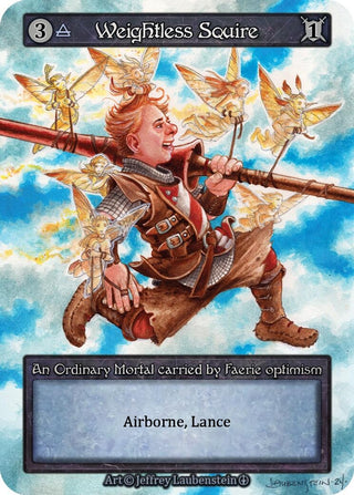 Weightless Squire [ART] - Sorcery: Contested Realm Single