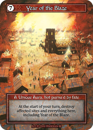 Year of the Blaze (Foil) [ART] - Sorcery: Contested Realm Single