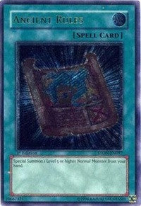 Ancient Rules (UTR) (37) - YuGiOh Single