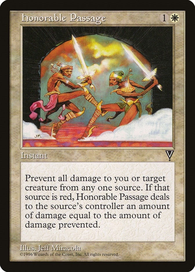 Honorable Passage [VIS] - MTG Single