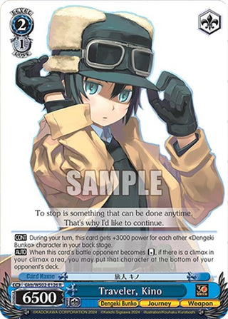 Traveler Kino (2126) [G**] - Weiss Schwarz Single