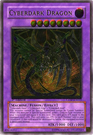 Cyberdark Dragon (UTR) (35) - YuGiOh Single