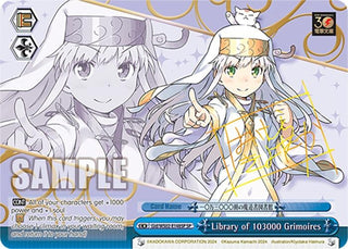 Library of 103000 Grimoires (SP) (2148) [G**] - Weiss Schwarz Single