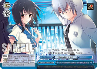 The Fourth Primogenitor and The Observer (2150) [G**] - Weiss Schwarz Single