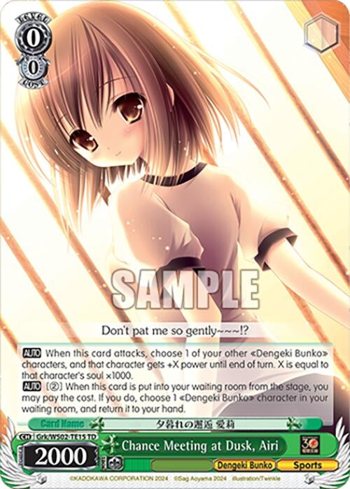 Chance Meeting at Dusk Airi (215) [G**] - Weiss Schwarz Single