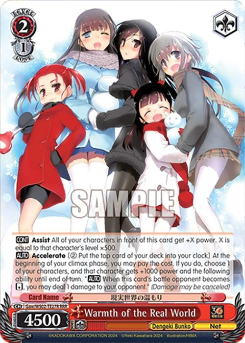 Warmth of the Real World (RRR) (227) [G**] - Weiss Schwarz Single