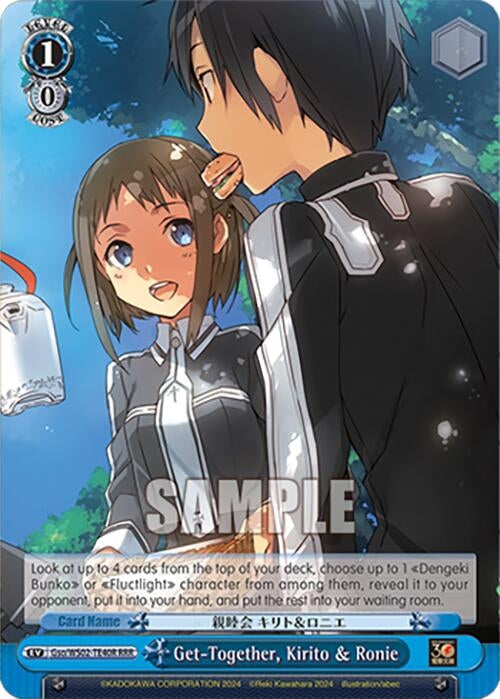 Get-Together Kirito & Ronie (RRR) (240) [G**] - Weiss Schwarz Single