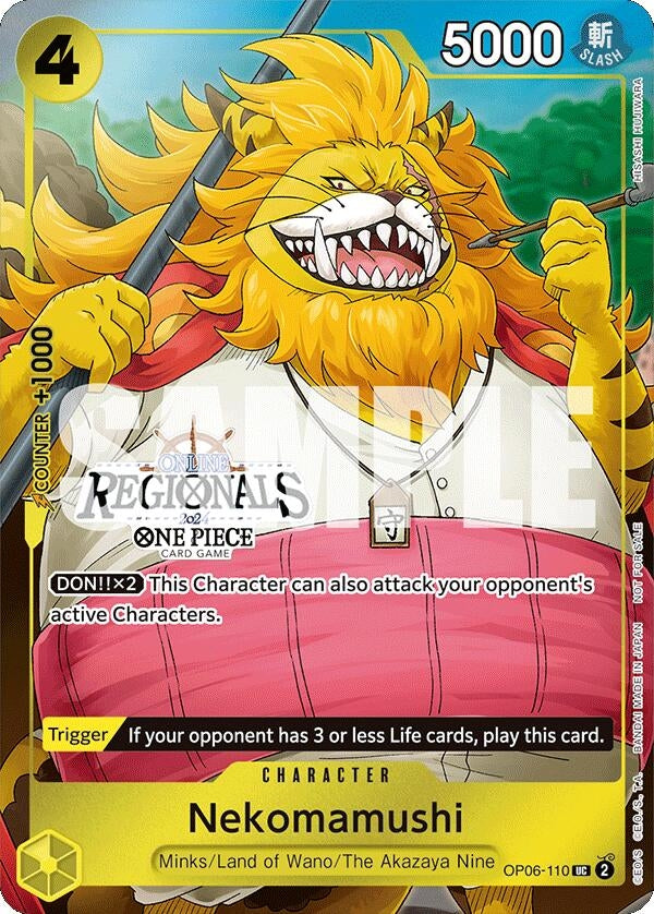 Nekomamushi (Online Regional 2024 Vol. 3) (6110) (OP-PR) - One Piece Card Game Single