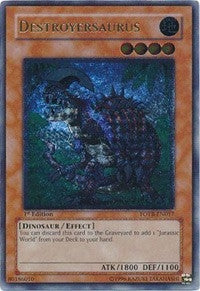 Destroyersaurus (UTR) (17) (FOTB) - YuGiOh Single