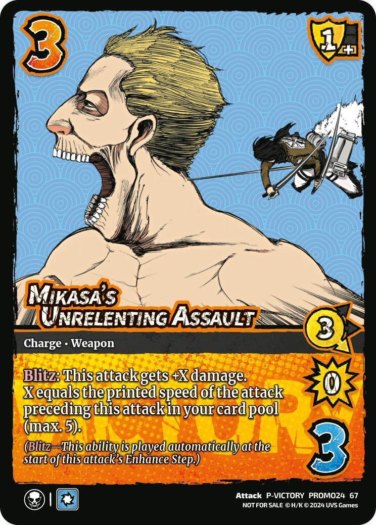 Mikasa’s Unrelenting Assault (Victory) (4867) [UVSP] - UniVersus Single