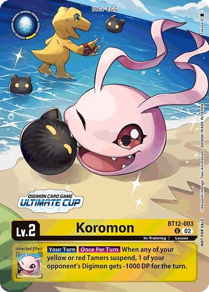 Koromon (Ultimate Cup 2024) (12003) [BT12] - Digimon Card Game Single
