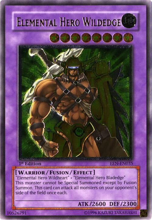 Elemental Hero Wildedge (UTR) (35) - YuGiOh Single
