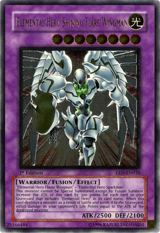 Elemental Hero Shining Flare Wingman (UTR) (36) - YuGiOh Single