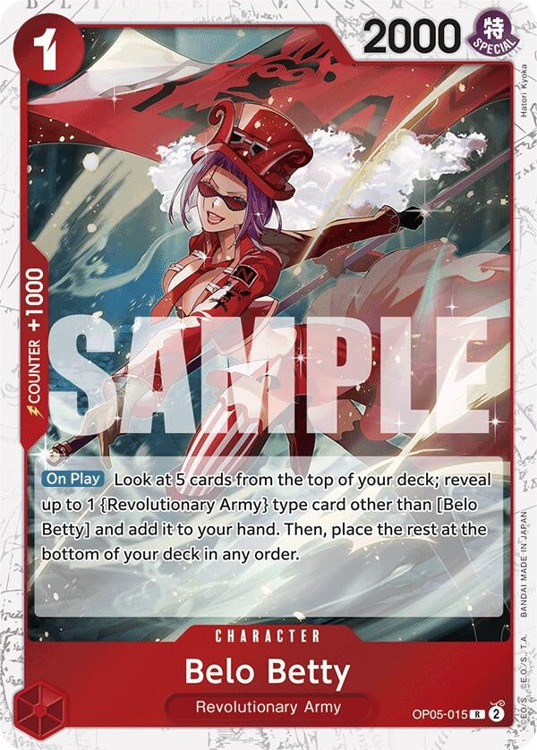 Belo Betty (Alternate Art) (5015) (PRB-01) - One Piece Card Game Single