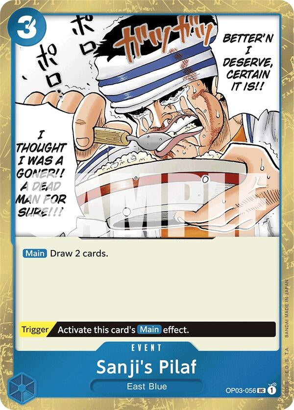 Sanji’s Pilaf (Alternate Art) (Manga) (3056) (PRB-01) - One Piece Card Game Single