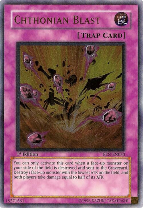 Chthonian Blast (UTR) (50) - YuGiOh Single