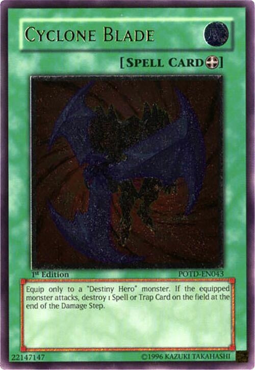 Cyclone Blade (UTR) (43) - YuGiOh Single