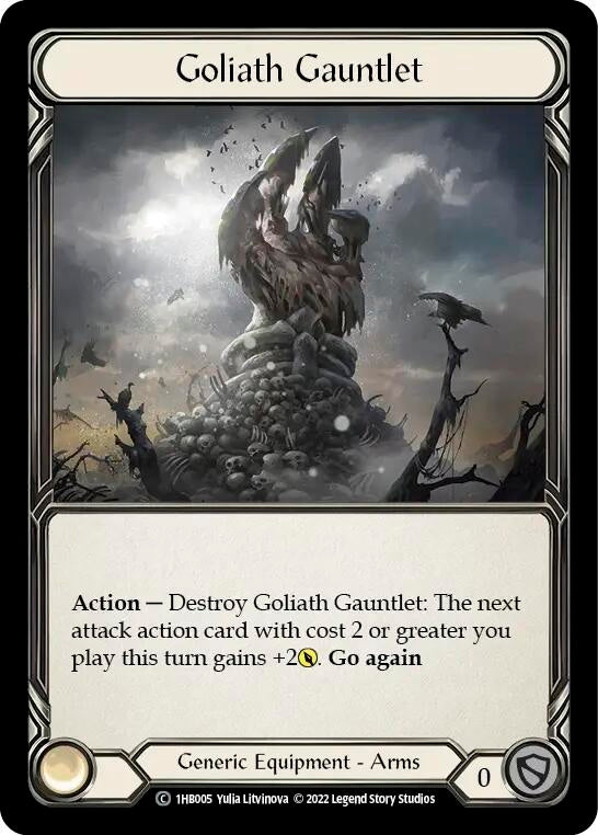 Goliath Gauntlet (1) - Flesh and Blood TCG Single
