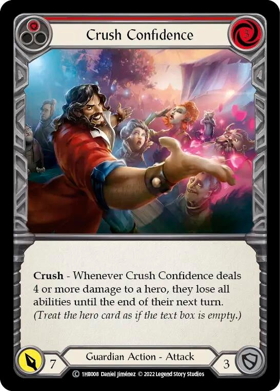 Crush Confidence (Red) (1) - Flesh and Blood TCG Single