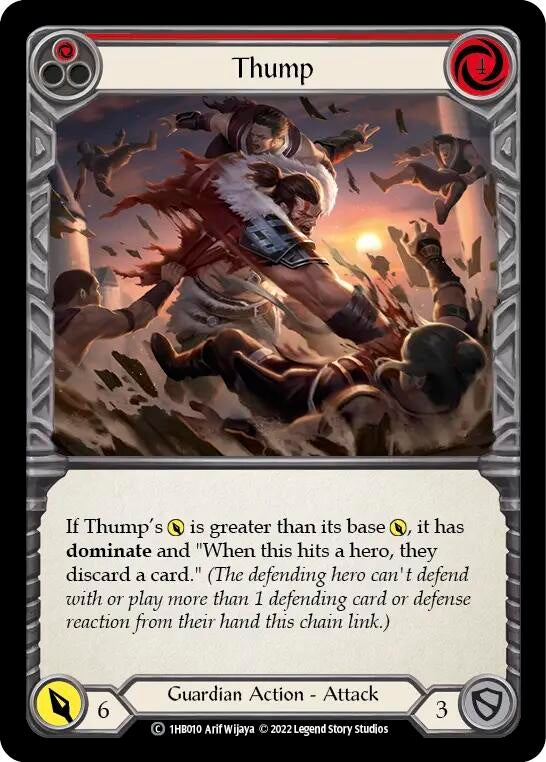 Image for Thump (Red) (1HB010) - Flesh and Blood TCG