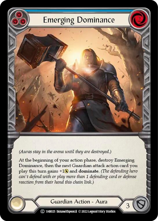 Emerging Dominance (Blue) (1) - Flesh and Blood TCG Single