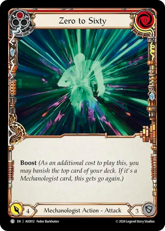 Zero to Sixty (Red) (12) [ADD] - Flesh and Blood TCG Single