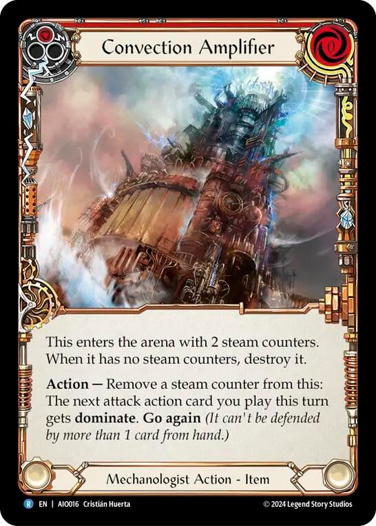 Convection Amplifier (Red) (16) [ADD] - Flesh and Blood TCG Single