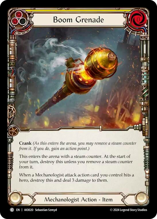 Boom Grenade (Yellow) (20) [ADD] - Flesh and Blood TCG Single